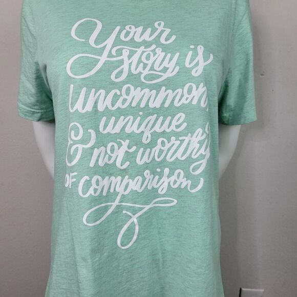 Bella Canvas Pale Mint Green Short Sleeve T-Shirt - Picture 2 of 7